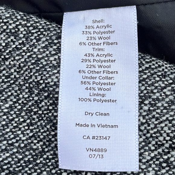 Talbots stunning bl & wh blazer 10P - Picture 8 of 12